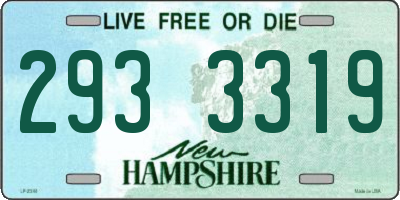 NH license plate 2933319