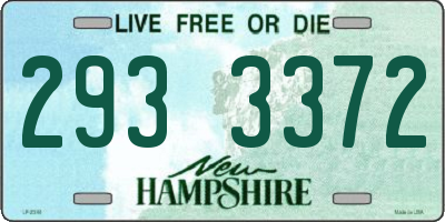 NH license plate 2933372