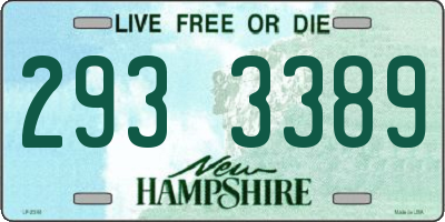 NH license plate 2933389