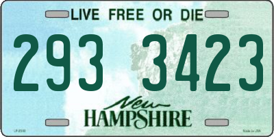 NH license plate 2933423