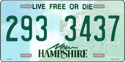 NH license plate 2933437
