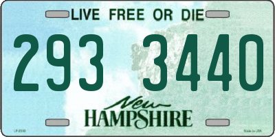 NH license plate 2933440