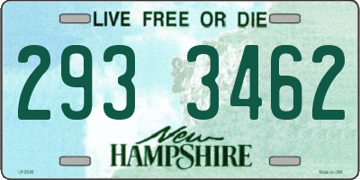 NH license plate 2933462