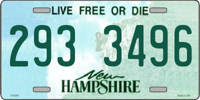 NH license plate 2933496