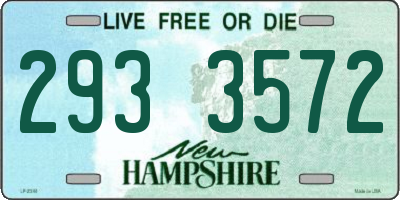 NH license plate 2933572