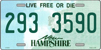 NH license plate 2933590