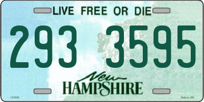 NH license plate 2933595