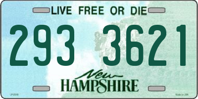 NH license plate 2933621