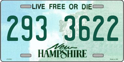 NH license plate 2933622
