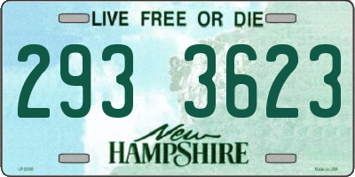 NH license plate 2933623