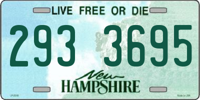 NH license plate 2933695