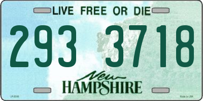 NH license plate 2933718