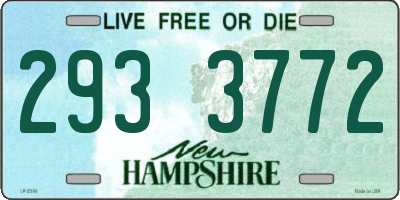NH license plate 2933772