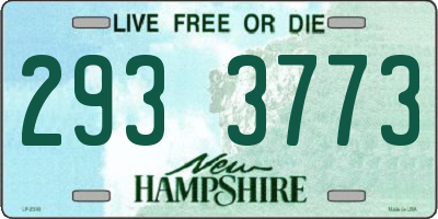 NH license plate 2933773