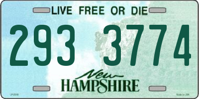 NH license plate 2933774