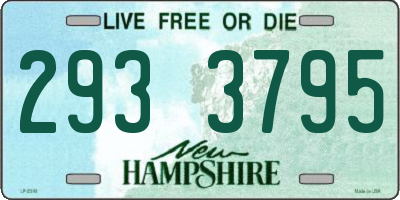 NH license plate 2933795
