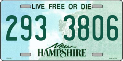NH license plate 2933806