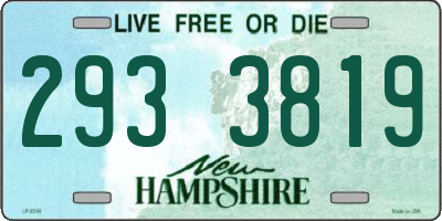 NH license plate 2933819