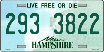 NH license plate 2933822