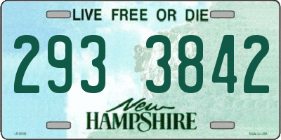 NH license plate 2933842
