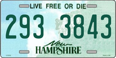 NH license plate 2933843