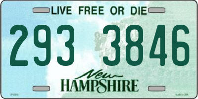 NH license plate 2933846