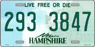NH license plate 2933847