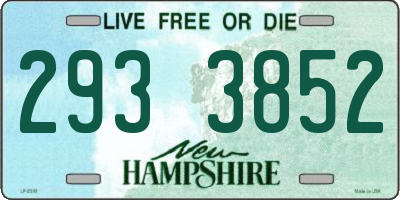 NH license plate 2933852