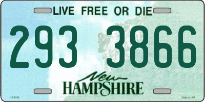 NH license plate 2933866