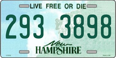 NH license plate 2933898
