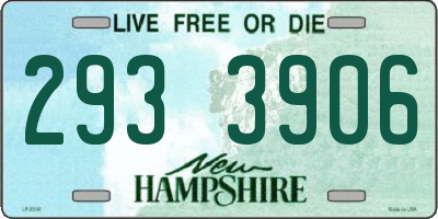 NH license plate 2933906