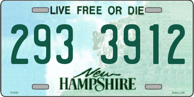 NH license plate 2933912