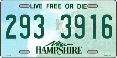 NH license plate 2933916