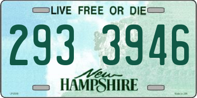 NH license plate 2933946