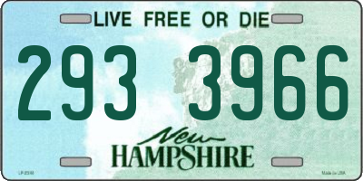 NH license plate 2933966