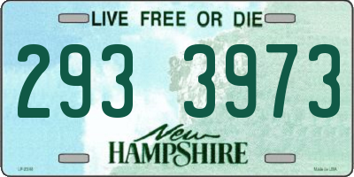 NH license plate 2933973
