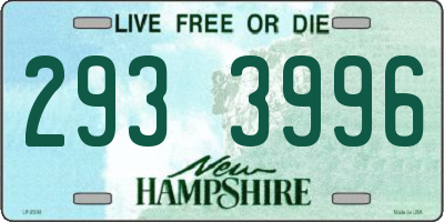 NH license plate 2933996