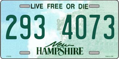 NH license plate 2934073