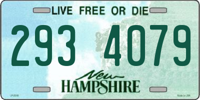 NH license plate 2934079