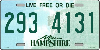 NH license plate 2934131