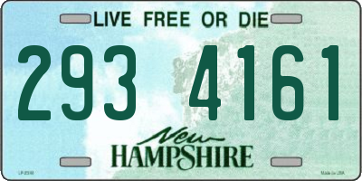 NH license plate 2934161