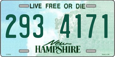 NH license plate 2934171