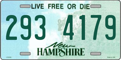 NH license plate 2934179