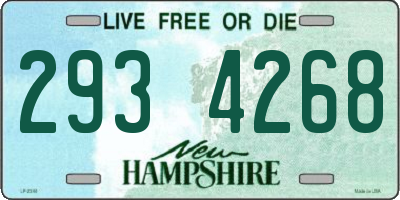 NH license plate 2934268