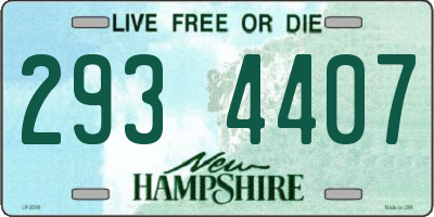 NH license plate 2934407