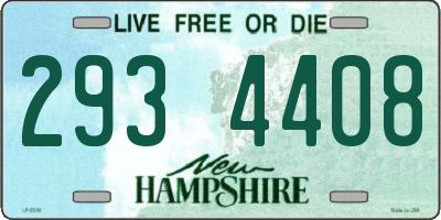 NH license plate 2934408