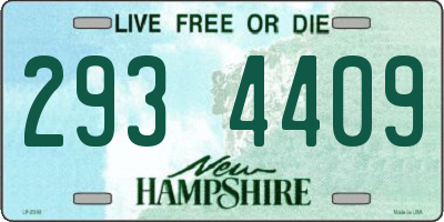 NH license plate 2934409