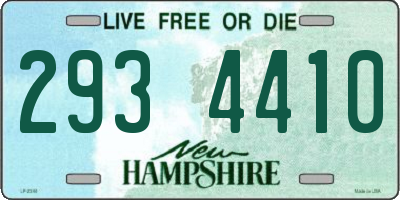 NH license plate 2934410