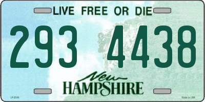 NH license plate 2934438
