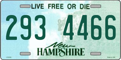 NH license plate 2934466